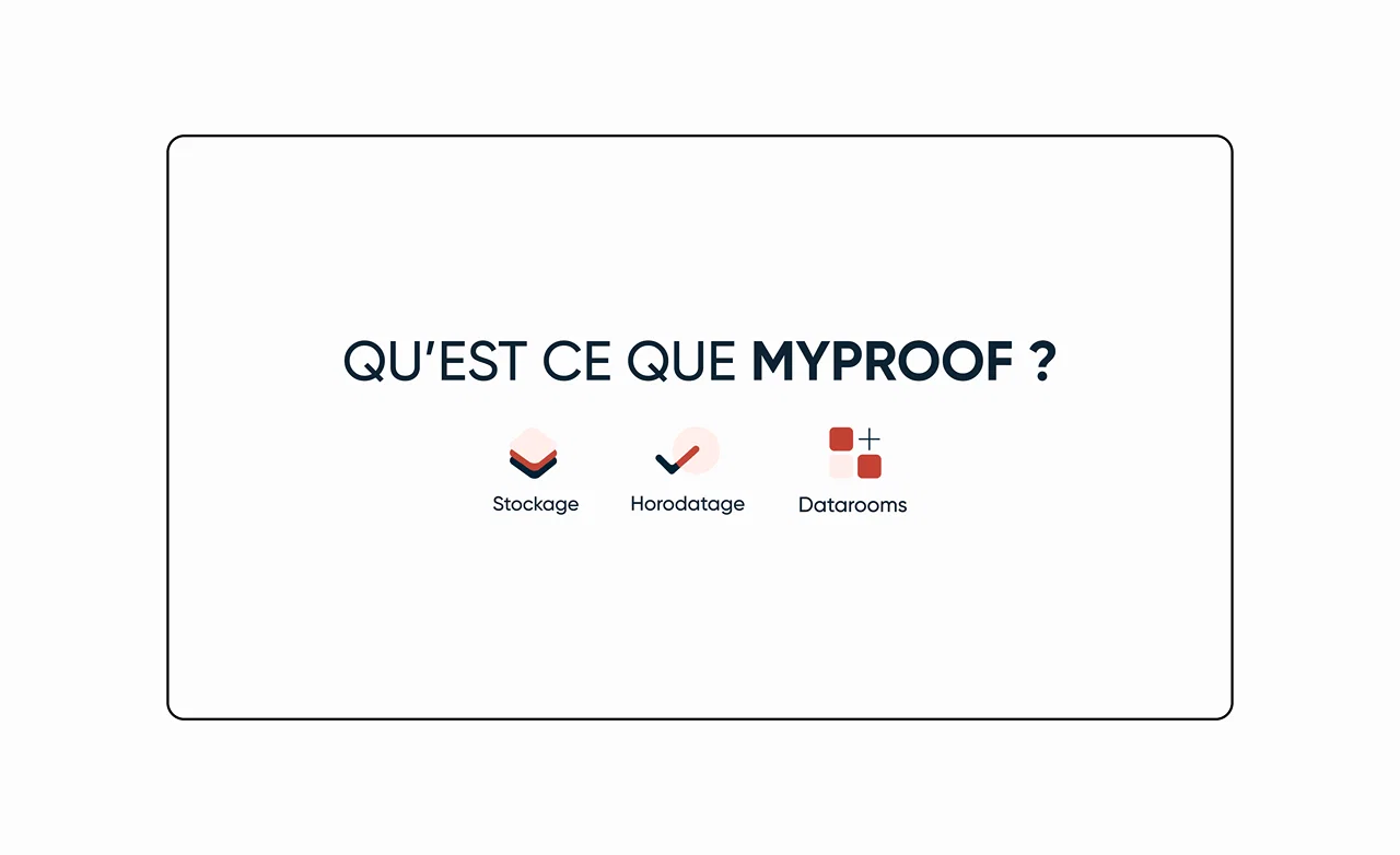 Qu’est-ce que MyProof ?